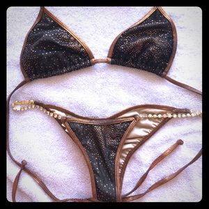Gold Competition Bikini